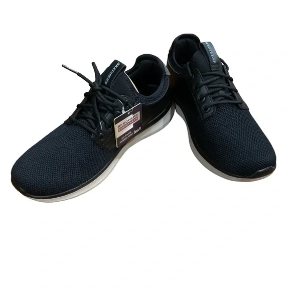 Skechers Delson 2.0 Weslo 66272 Men’s New Casual Shoes Black size 9 New in box - Picture 2 of 5